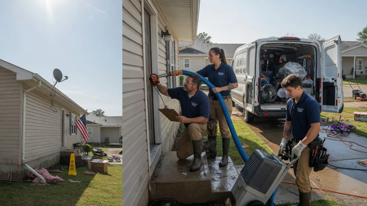 Ceiling Water Damage Restoration in Urbana, IA near me